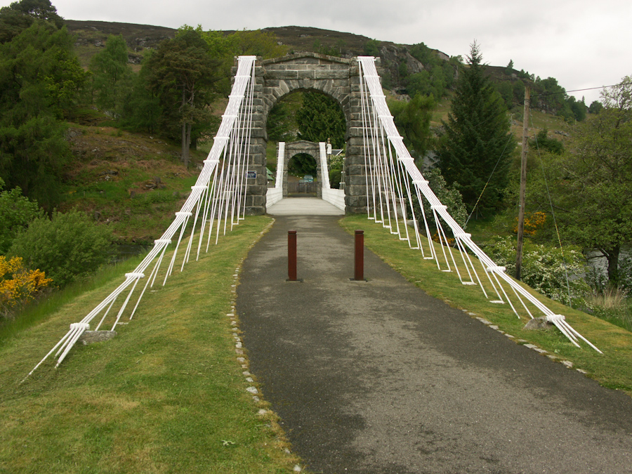 Bridge of Oich, Suspension Bridge,